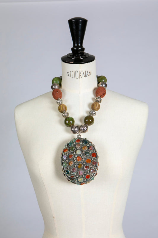 Statement Jewelled Box Necklace | Hopetown & Hunter